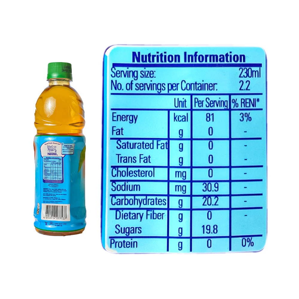Nestea Apple Flavored Tea Drink 500ml - Image 3