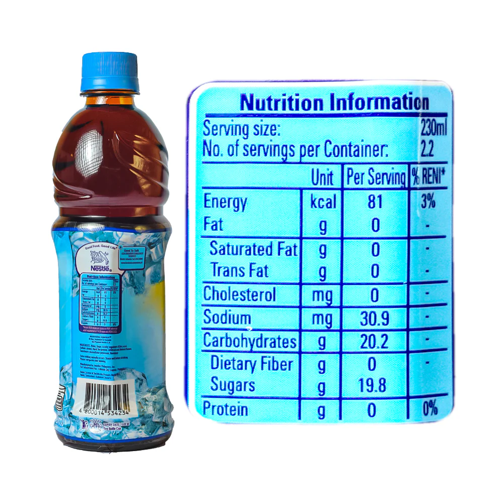 Nestea Lemon Ice Flavored Tea Drink 500ml - Image 3
