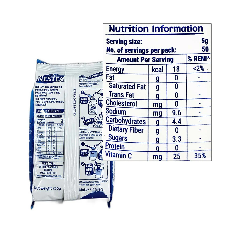 Nestea Powdered Tea Drink Lemon Blend Iced Tea 250g - Image 2