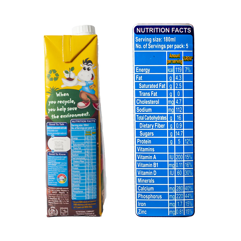 Nestle Chuckie Chocolate Milk Drink 1L - Image 3