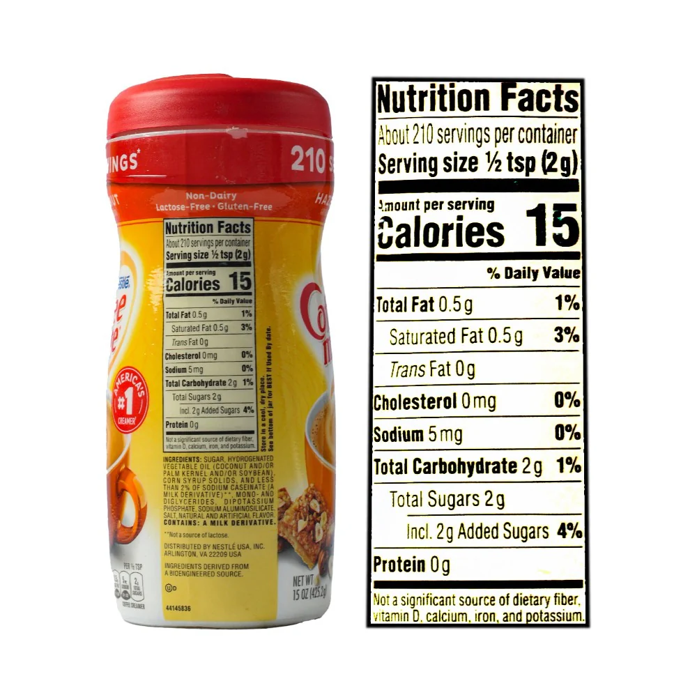 Nestle Coffeemate Hazelnut 425.2g - Image 3