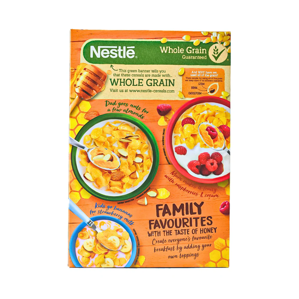 Nestle Honey Gold Flakes 370g - Image 2