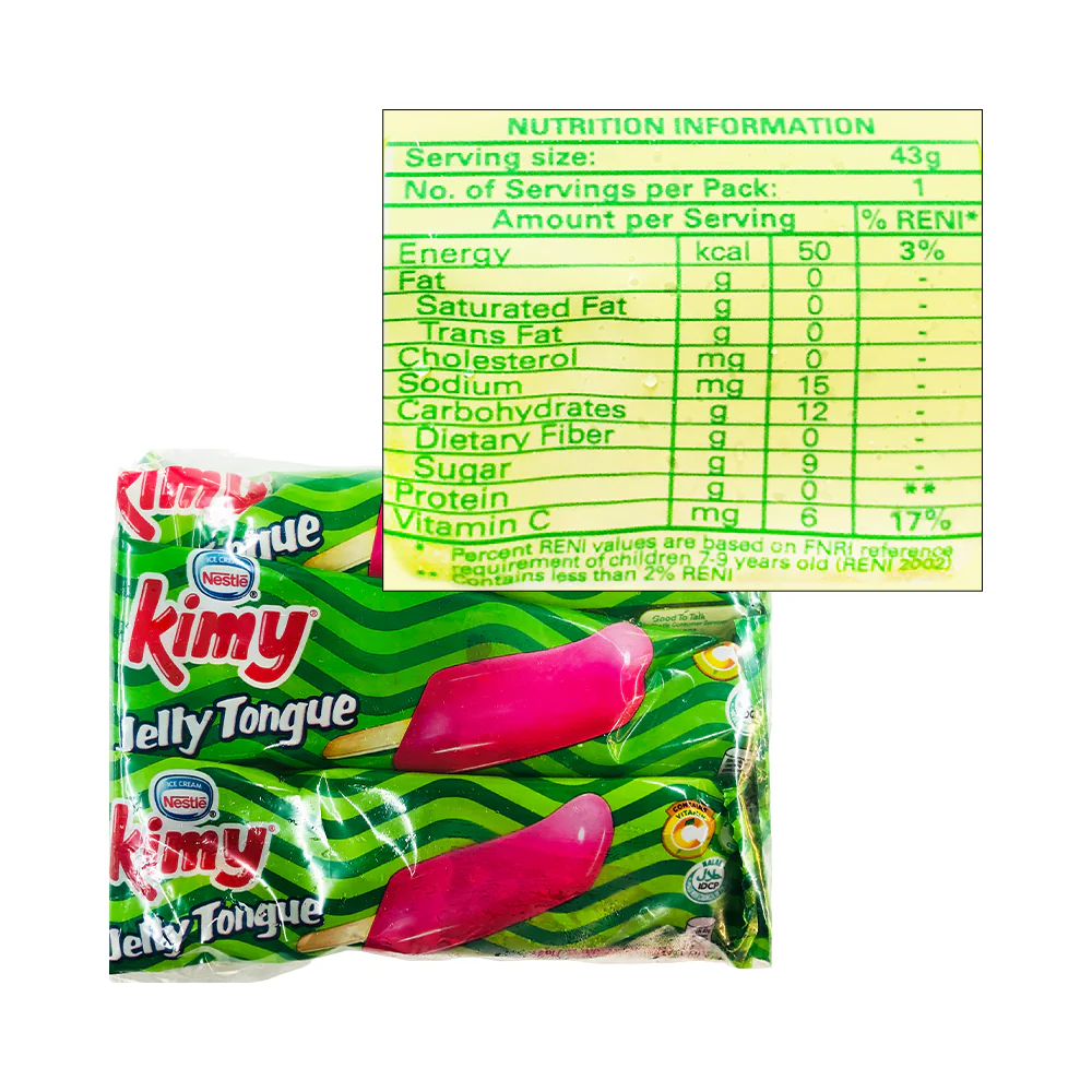 Nestle Kimy Jelly Tongue Apple 40ml x 5’s - Image 2