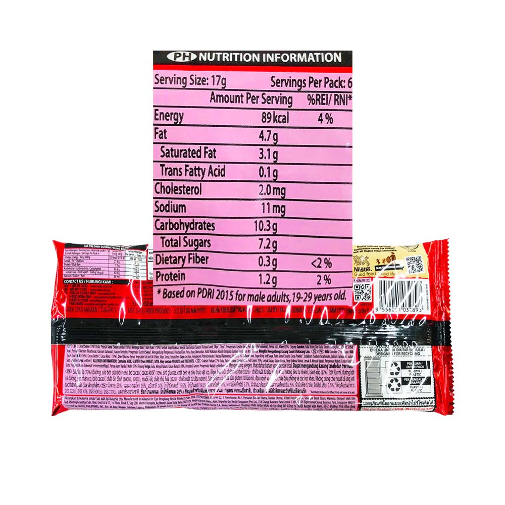 Nestle Kitkat 2 Finger 17g x 6's - Image 4