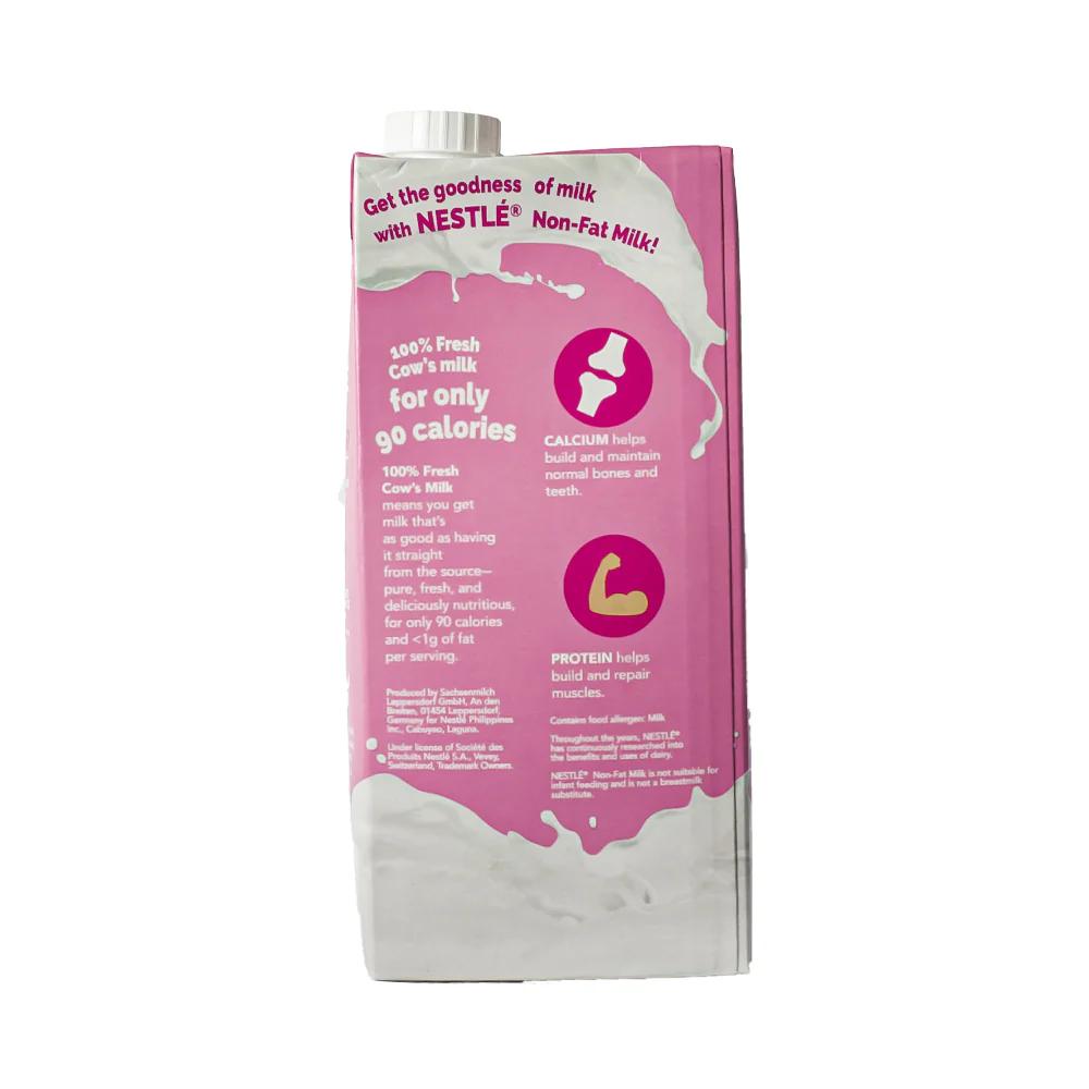 Nestle Non-Fat Milk 1L - Image 2