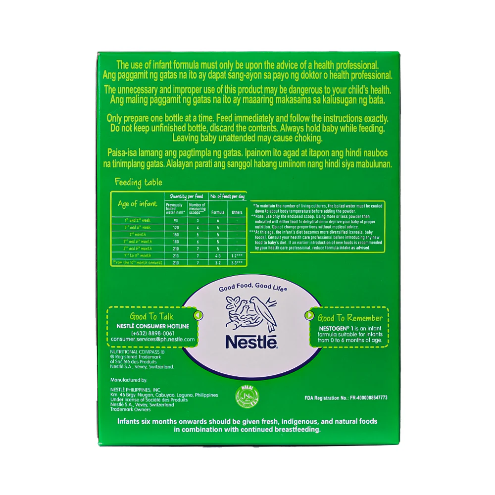 Nestogen Infant Milk 1 Plus DHA 1.3kg - Image 2