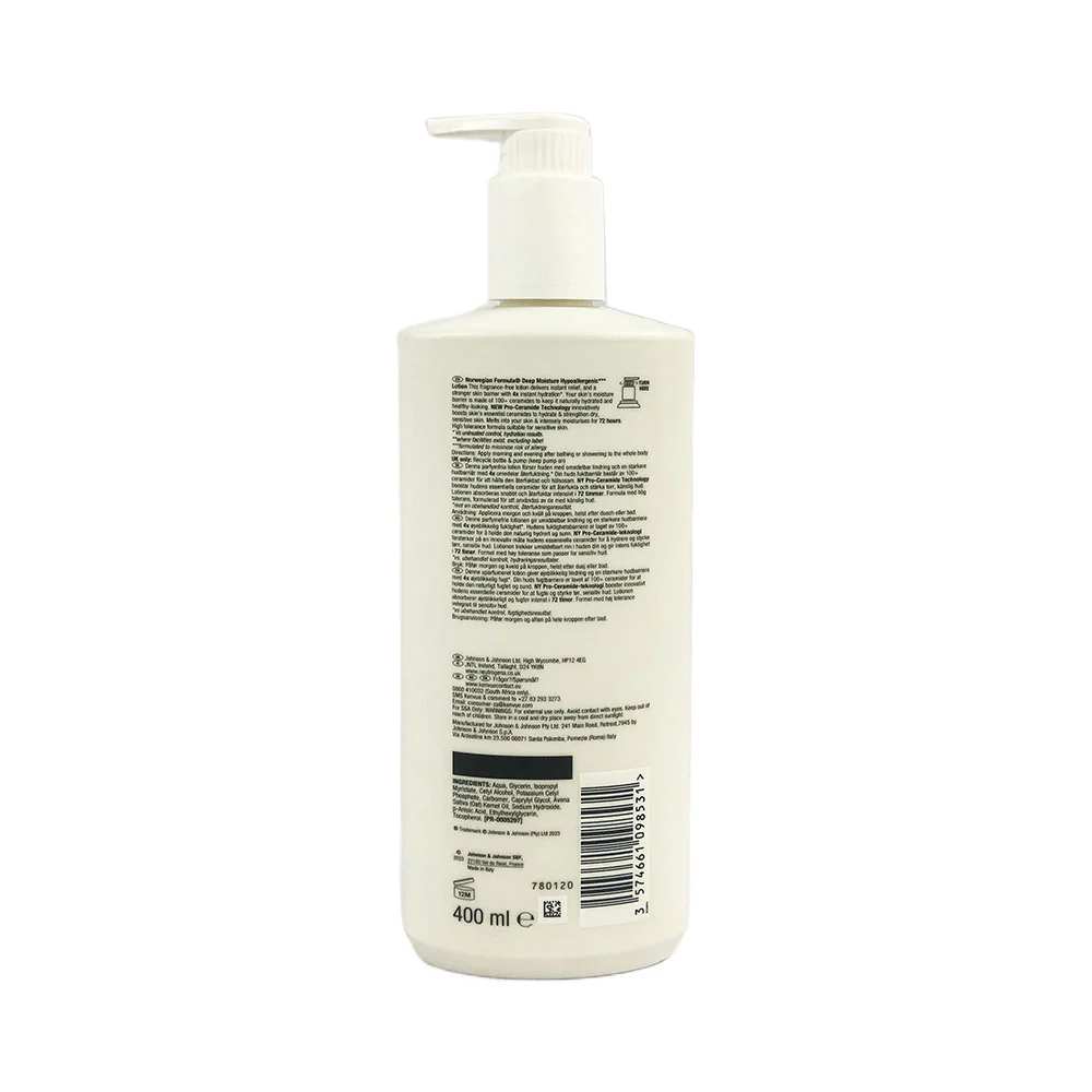 Neutrogena Norwegian Formula Deep Moisture Body Lotion 400ml - Image 3