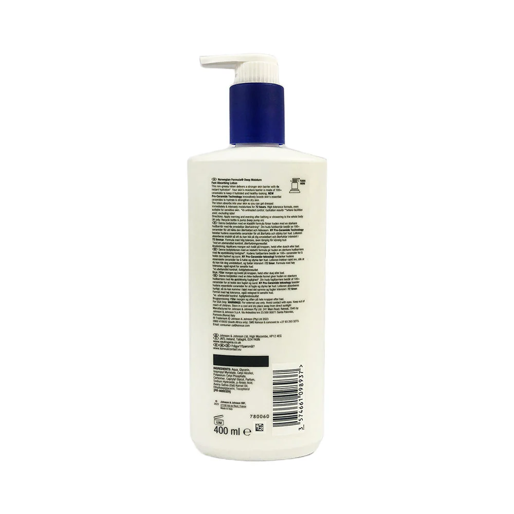 Neutrogena Norwegian Formula Deep Moisture Body Lotion 400ml - Image 4