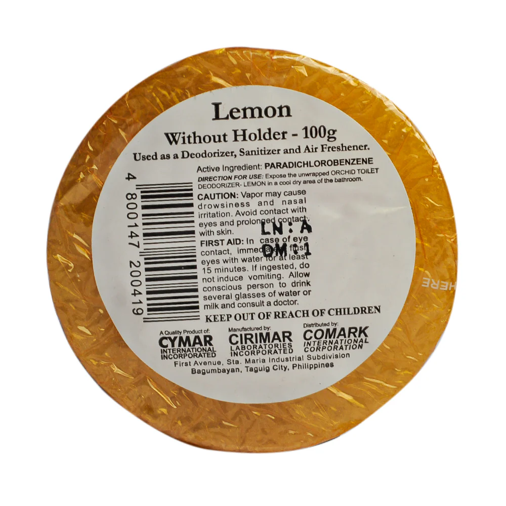 New Orchid Deodorizer Lemon Scent Refill 100g - Image 2