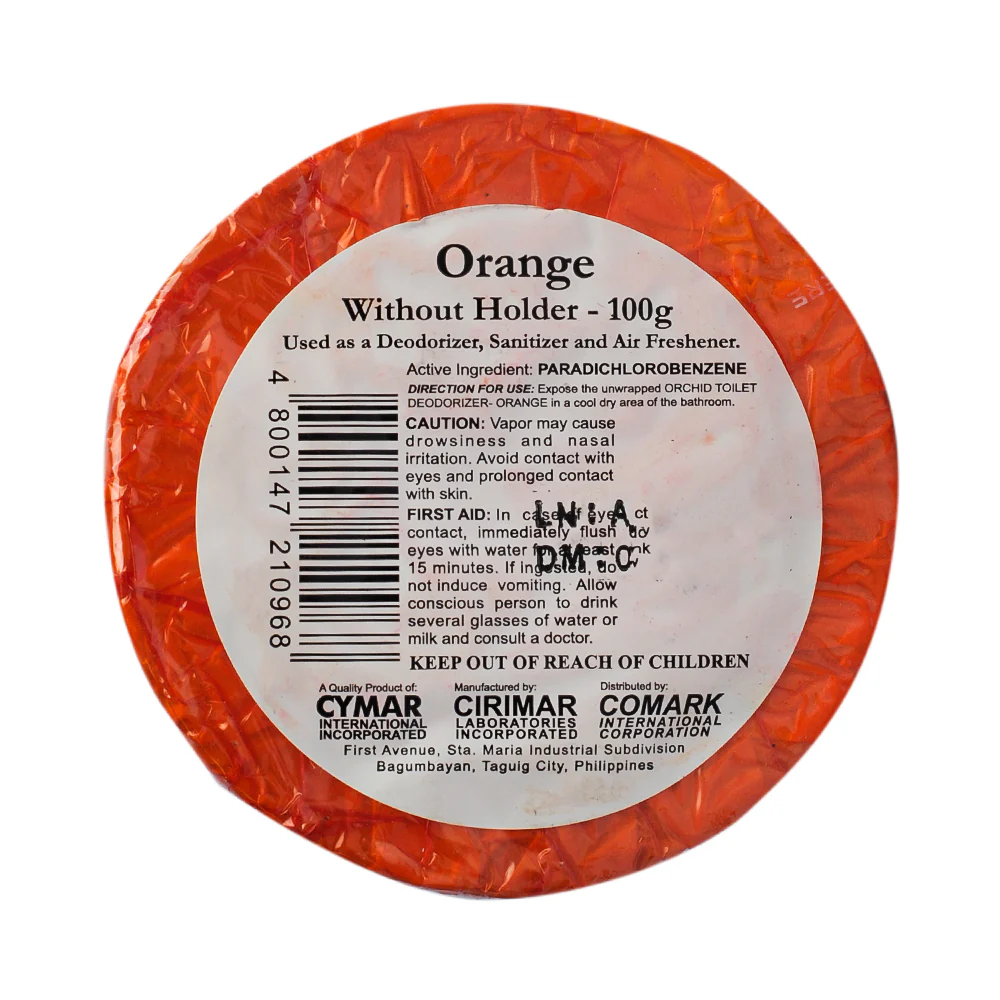 New Orchid Deodorizer Orange Scent Refill 100g - Image 2