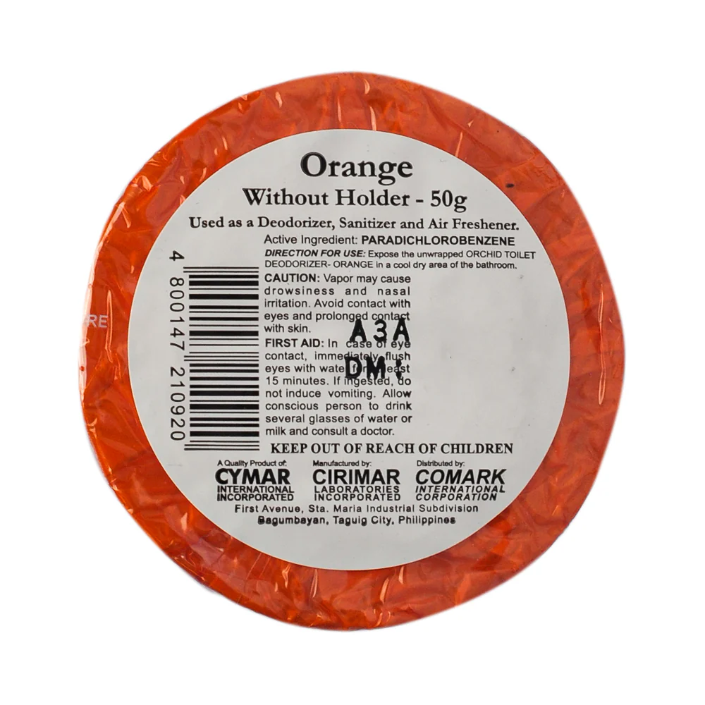 New Orchid Deodorizer Orange Scent Refill 50g - Image 2