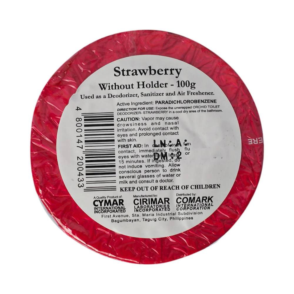 New Orchid Deodorizer Strawberry Scent Refill 100g - Image 2