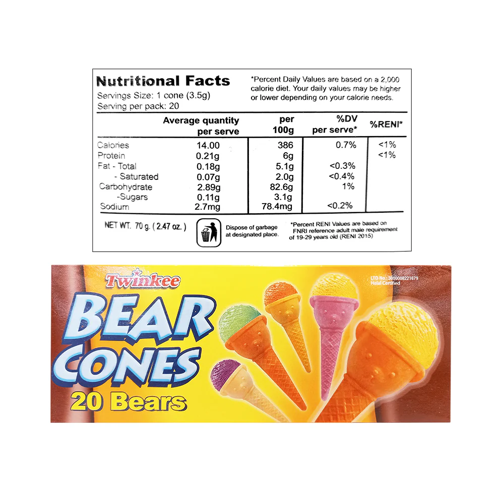 New Star Twinkee Bear Cones 20's - Image 2