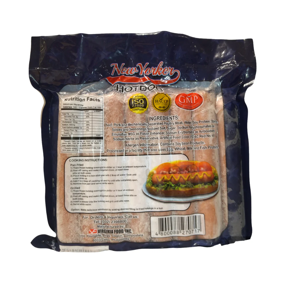 New Yorker Hotdog Jumbo 1kg - Image 2