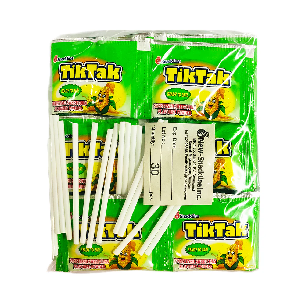 Nice Foods Tiktak Sweetened Sweetcorn Flavored Powder 30's - Image 2