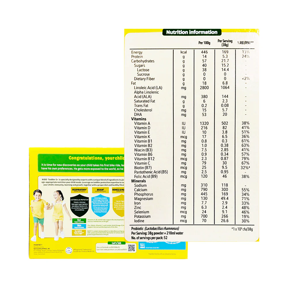 Nido Advanced Protectus 3+ Powdered Milk Drink 2kg - Image 2