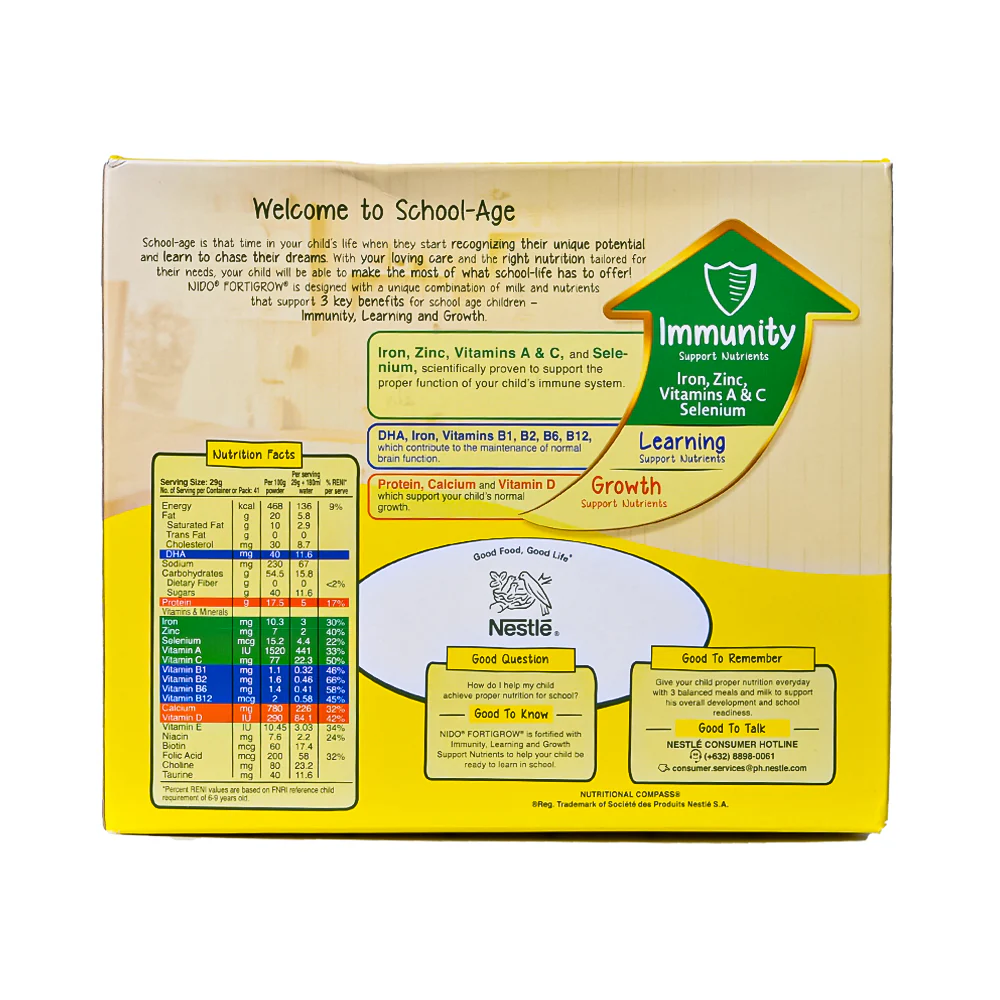 Nido Fortigrow Powdered Milk Drink 1.2kg - Image 2