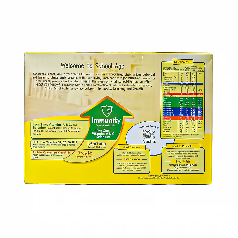 Nido Fortigrow Powdered Milk Drink 1.6kg - Image 2