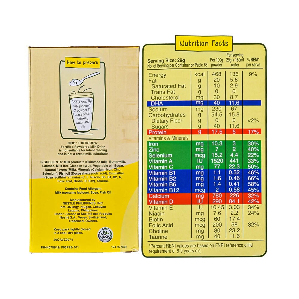Nido Fortigrow Powdered Milk Drink 2kg - Image 3
