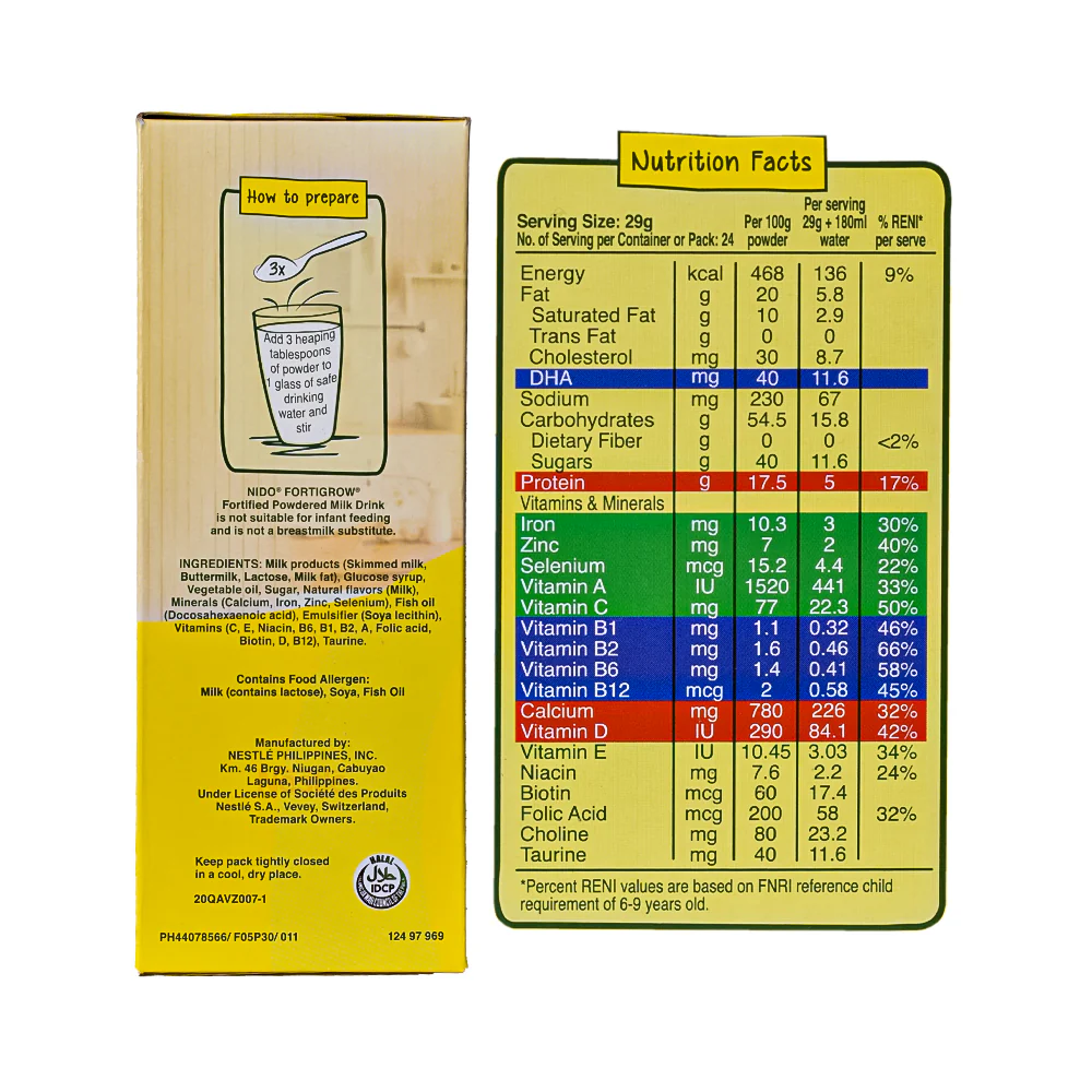 Nido Fortigrow Powdered Milk Drink 700g - Image 3
