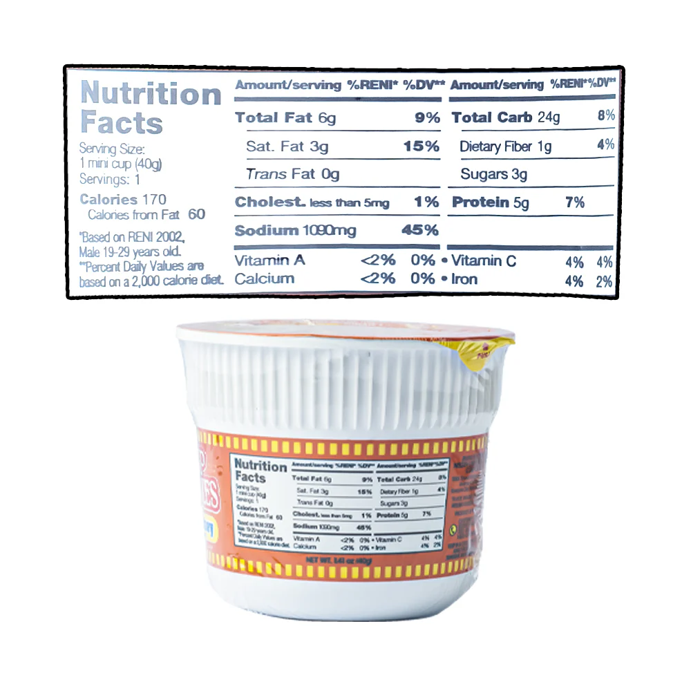 Nissin Cup Noodles Mini Batchoy 40g - Image 3