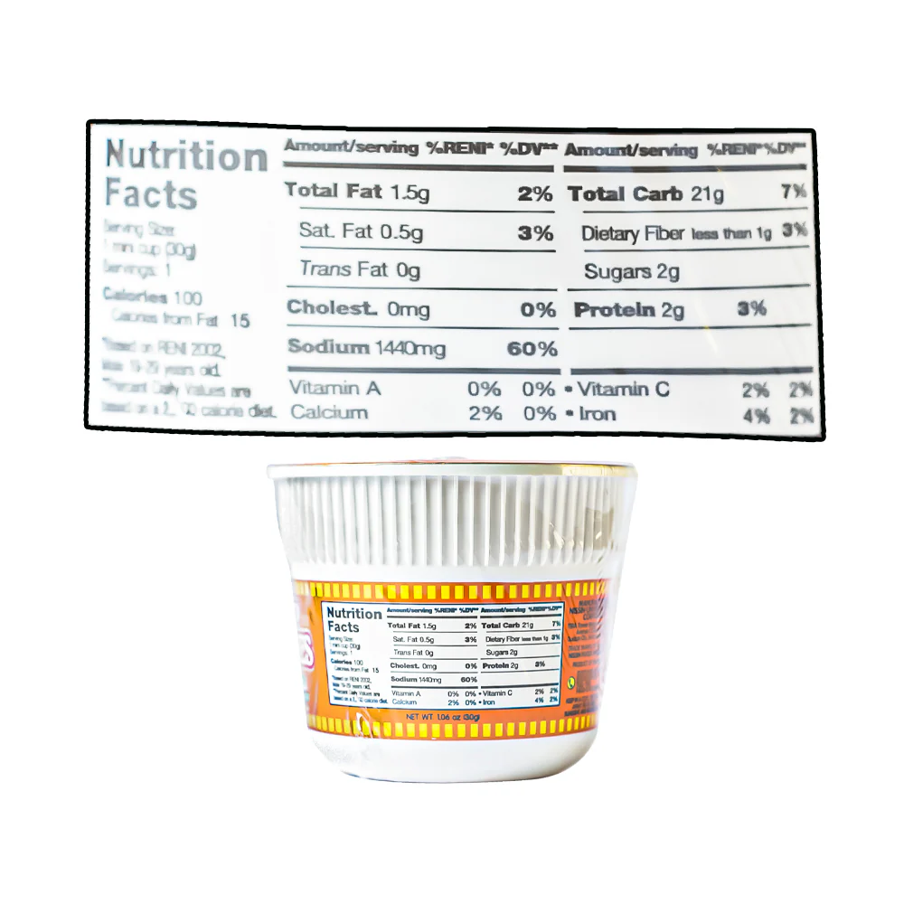 Nissin Cup Noodles Mini Sotanghon Chicken 30g - Image 3