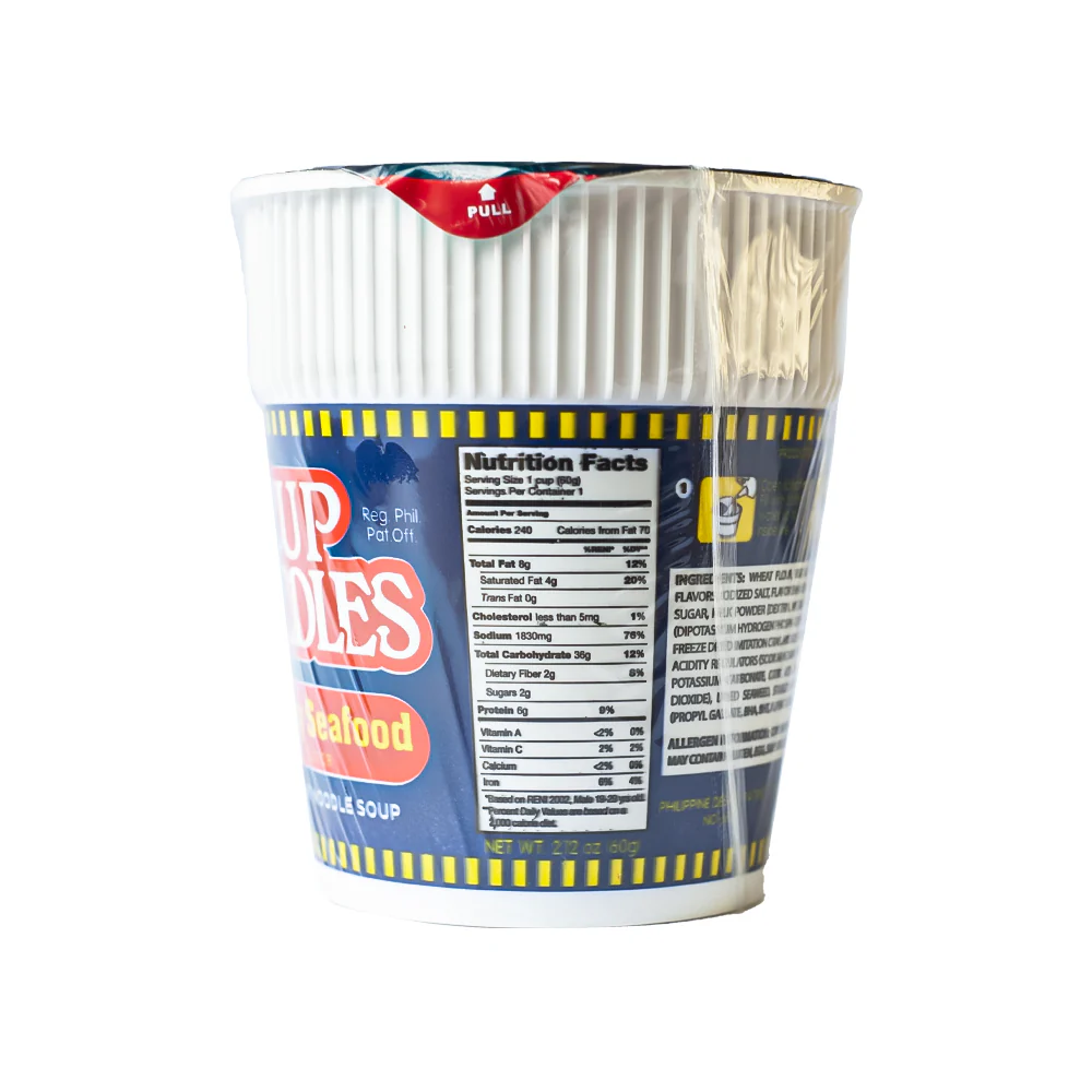 Nissin Cup Noodles Spicy Seafoods 60g - Image 2