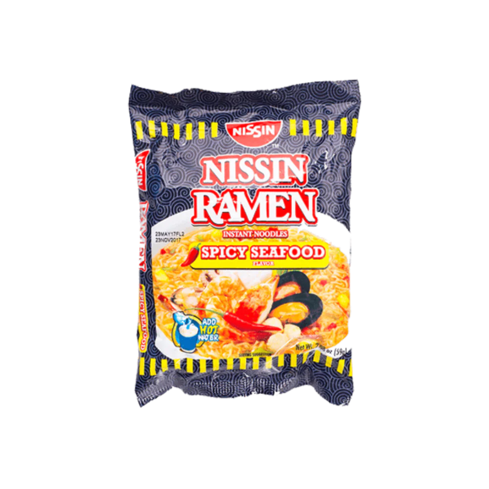 Nissin Instant Noodle Ramen Spicy Seafood 59g