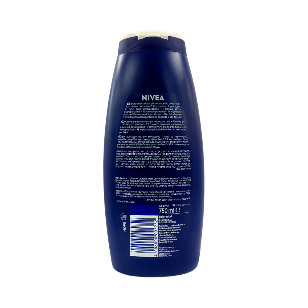 Nivea Bath Creme Care 750ml - Image 2