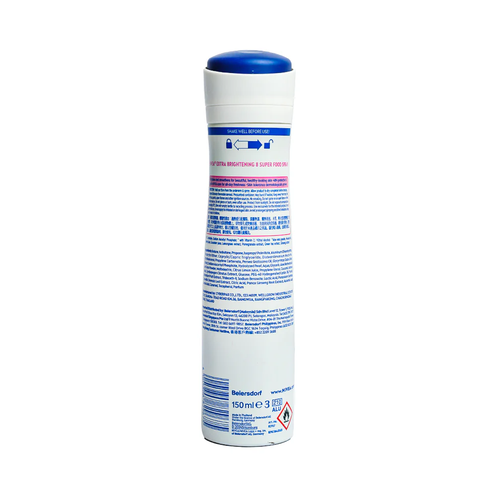 Nivea Extra Brightening Collagen Deodorant Spray 150ml - Image 2