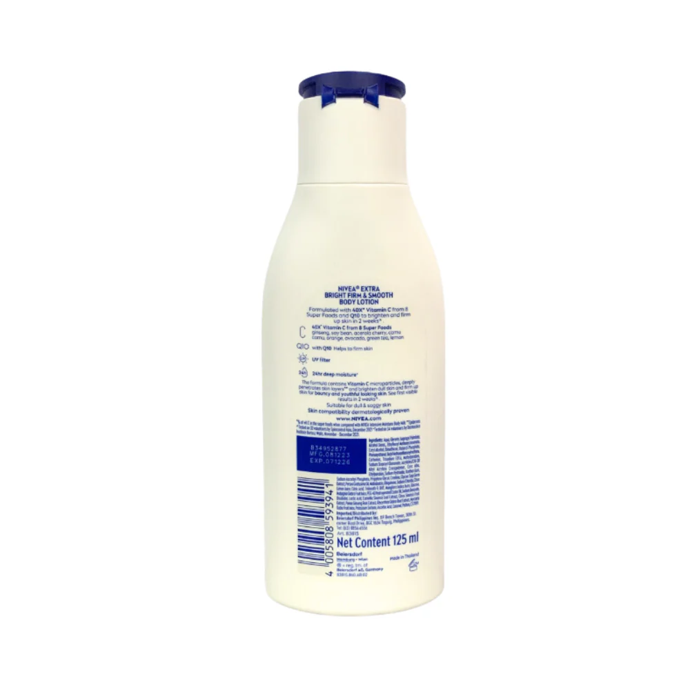 Nivea Extra White Firming Body Lotion 125ml - Image 2