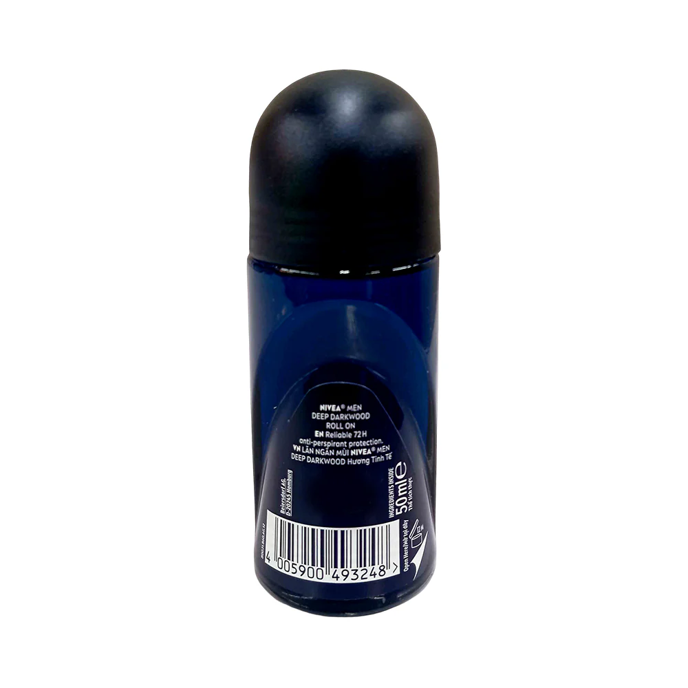 Nivea For Men Anti-Perspirant Deodorant Roll On Deep Amazonia 50ml - Image 2