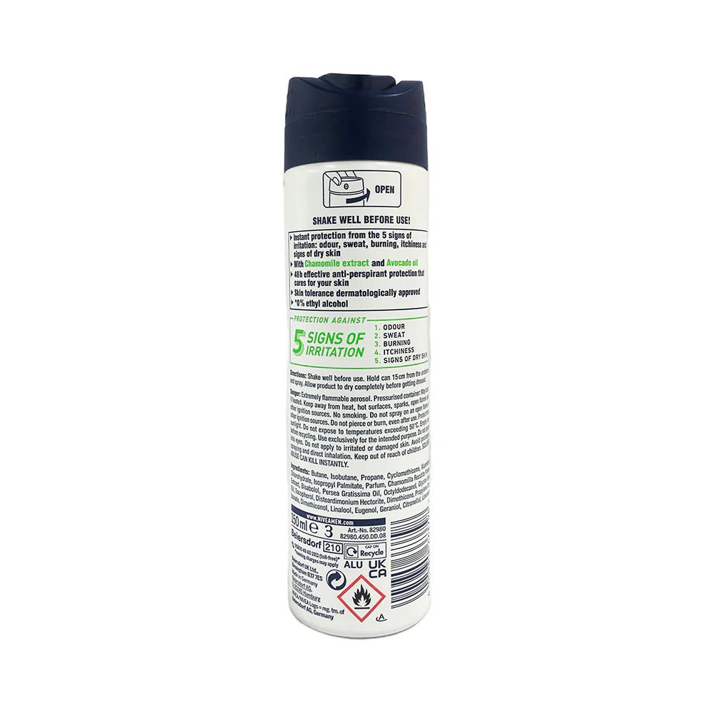 Nivea Men Sensitive Protect Deodorant Spray 150ml - Image 2