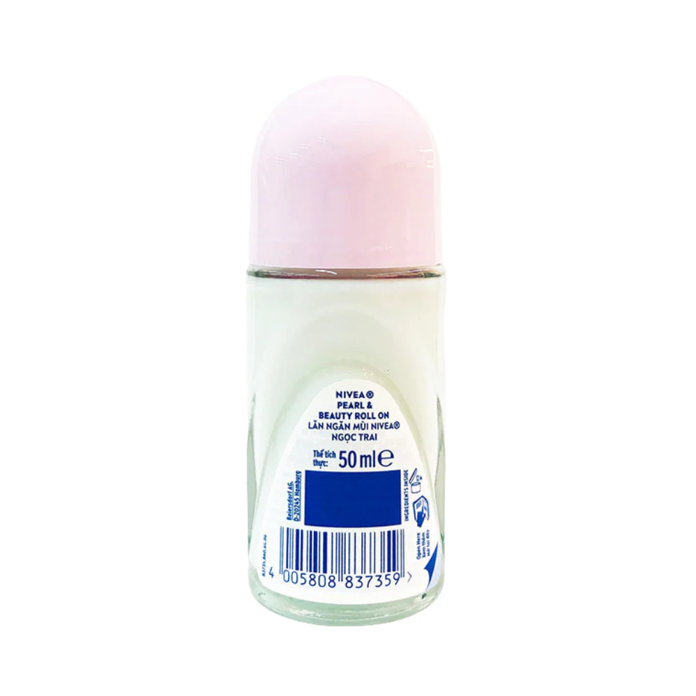 Nivea Pearl And Beauty Deodorant Roll On 50ml - Image 2