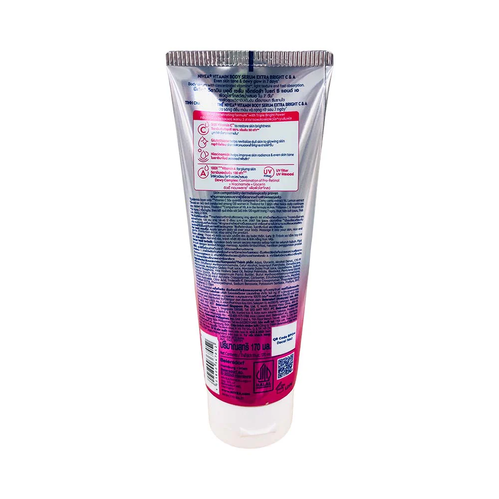 Nivea Vitamin Body Serum Extra Bright C And A Dewy Glow - Image 2