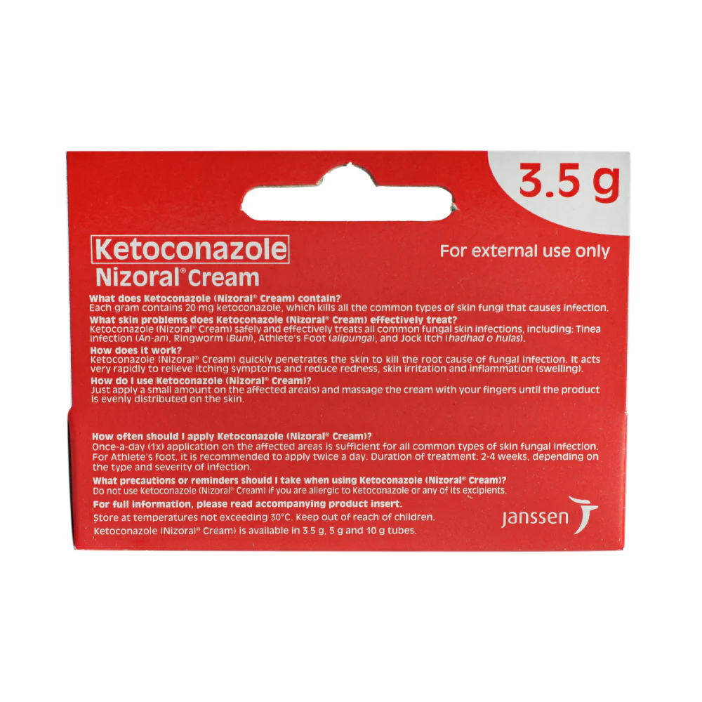 Nizoral Cream Ketoconazole 3.5g - Image 2