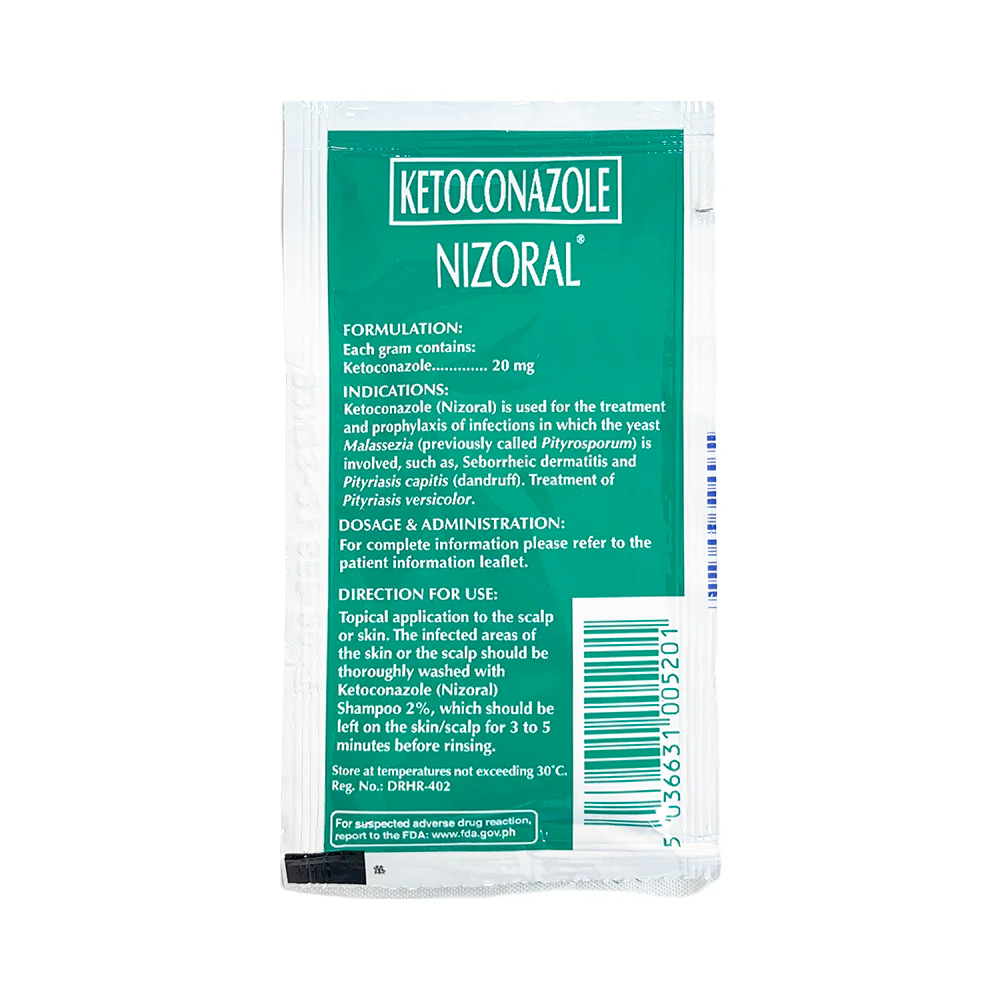 Nizoral Ketoconazole 20mg/g Shampoo 6ml - Image 2