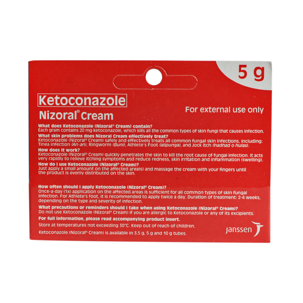 Nizoral Ketoconazole Cream 5g - Image 2