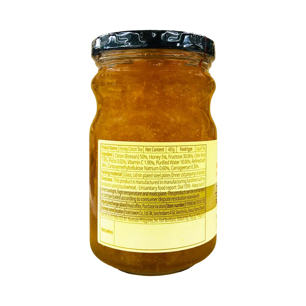 Nokchawon Honey Citron Tea 480g - Image 2
