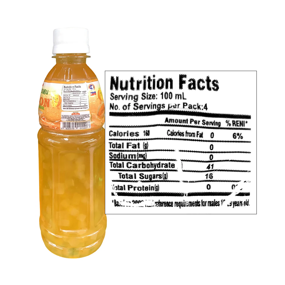 Nomu Nomu Flavored Drink Melon 350ml - Image 2