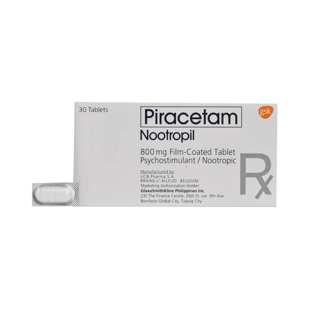 Nootropil Piracetam 800mg Film-Coated Tablet By 1's - Image 2