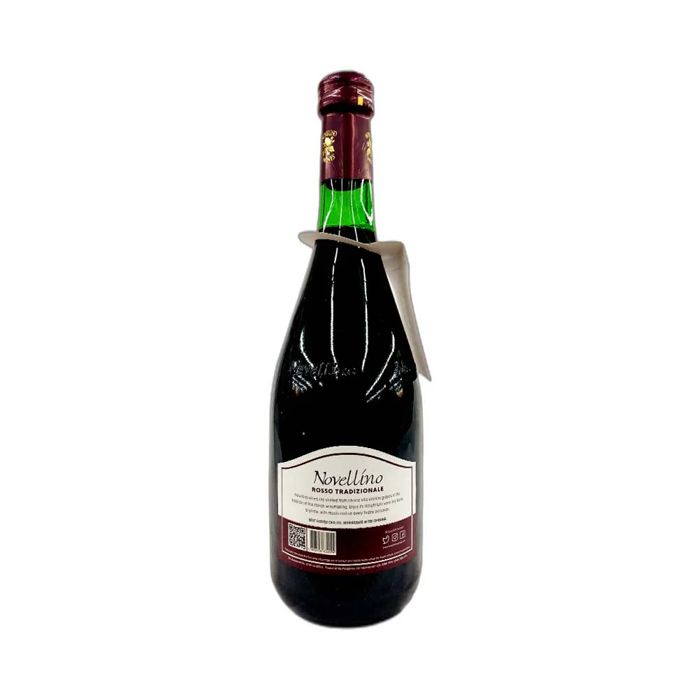 Novellino Rosso Traditional Semi Dry Red 750ml - Image 3