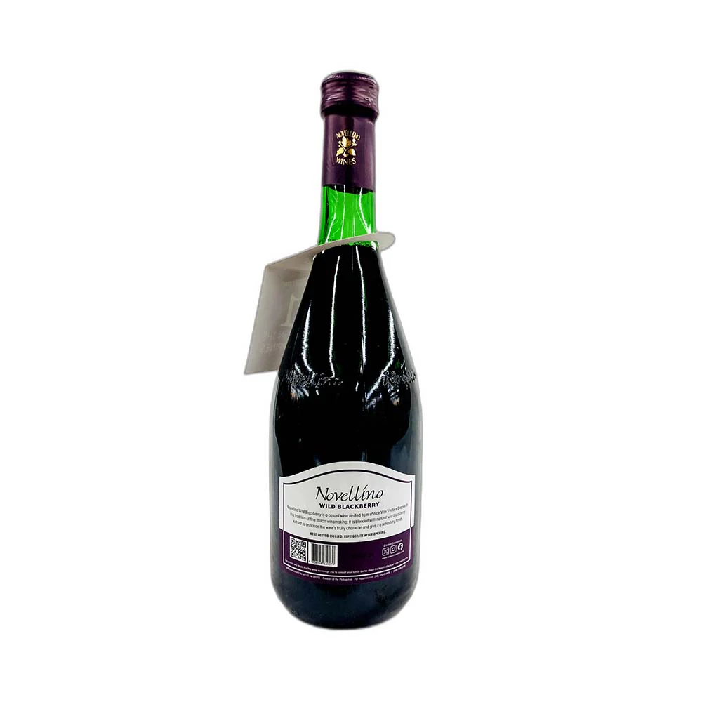 Novellino Wild Blackberry Casual Red Wine 750ml - Image 3
