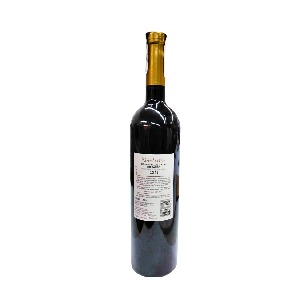 Novellino Wine Rosso Dell' Azienda Red Table Wine 750ml - Image 3