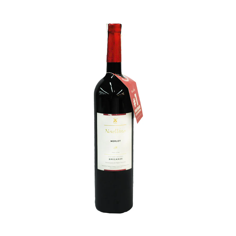 Novellino Wine Secco Merlot D.O.C Red Dry Wine 750ml - Image 2