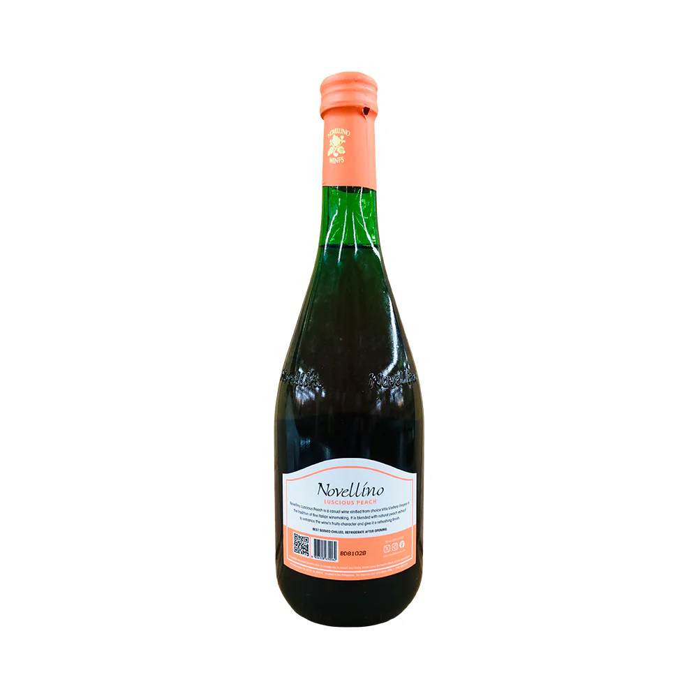Novellino Wines Lucious Peach Casual White Wine 750ml - Image 3