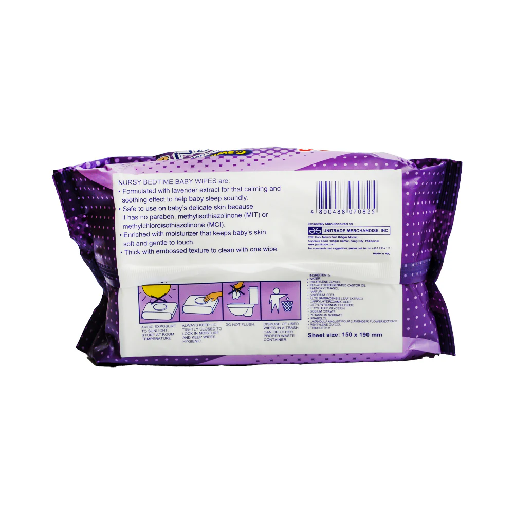 Nursy Baby Wipes Bedtime 90's - Image 2