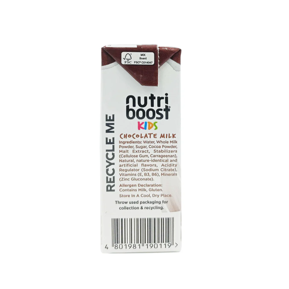 Nutriboost Milk + Juice Drink Chocolate 110ml - Image 2