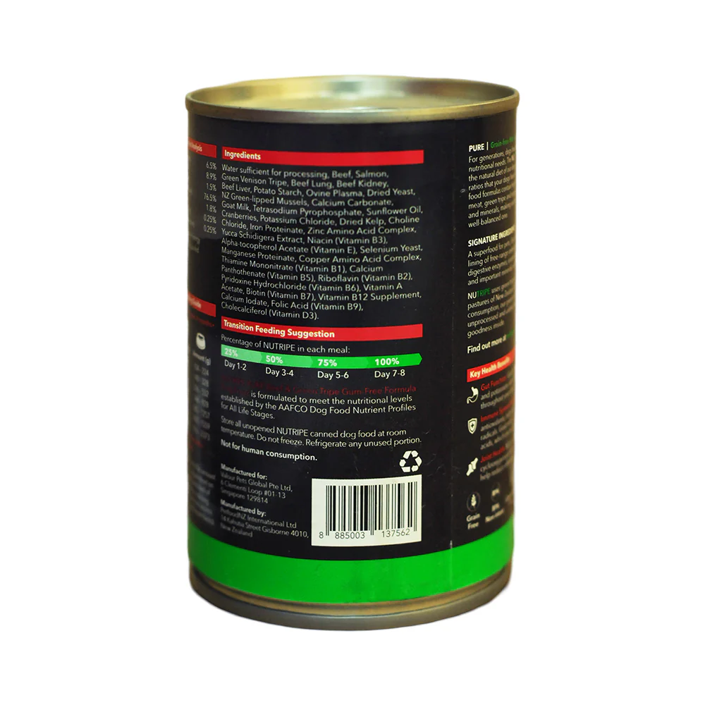Nutripe Dog Food Beef And Green Tripe - Image 4