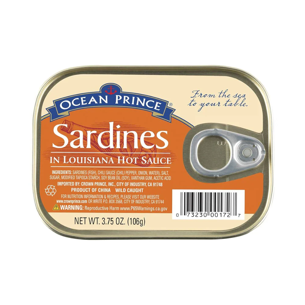 Ocean Prince Sardines In Louisiana Hot Sauce 106g - Image 2